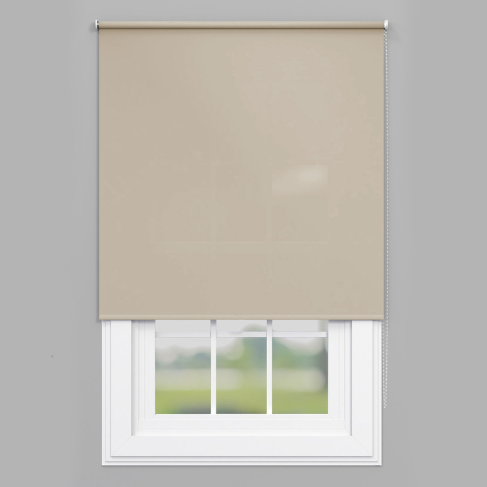 Rullegardin 140 x 175 cm sand transparent 